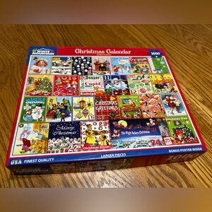 White Mountain Christmas Calendar Jigsaw Puzzle